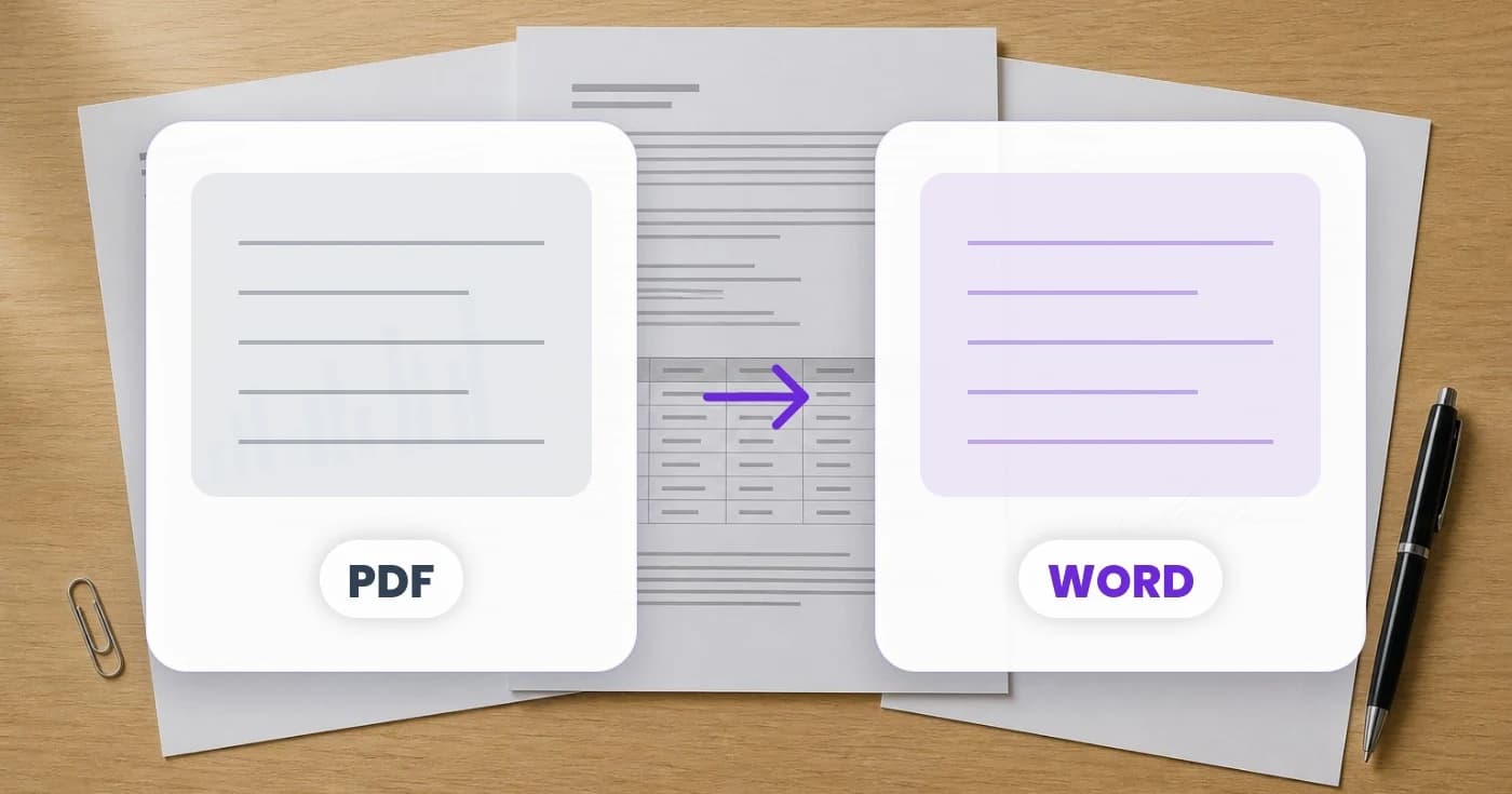PDF to Word: which conversion tool actually keeps your formatting? editorial illustration