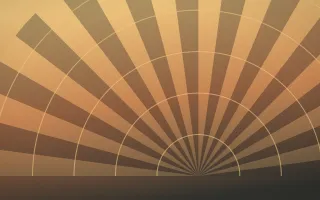 Autumn Glow Art Deco VI — colourful orange, brown and grey Art Deco background, variation VI