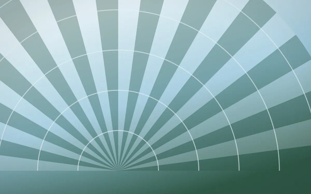 Clear Day Art Deco — light blue and green Art Deco background