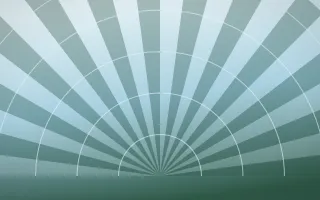 Clear Day Art Deco II — light blue and green Art Deco background, variation II