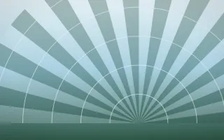 Clear Day Art Deco III — light blue and green Art Deco background, variation III