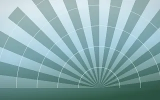 Clear Day Art Deco VI — light blue and green Art Deco background, variation VI