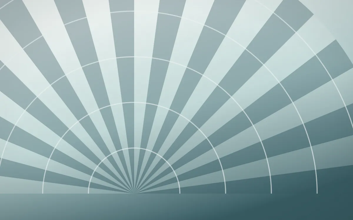 Coastal Mist Art Deco — light white and teal Art Deco background