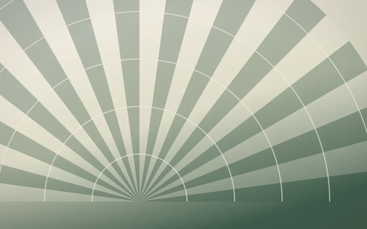 First Light Art Deco — light beige and green Art Deco background
