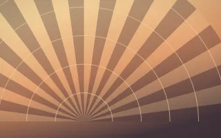 Golden Hour Art Deco — colourful orange and pink Art Deco background