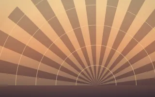 Golden Hour Art Deco III — colourful orange and pink Art Deco background, variation III