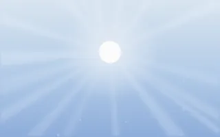 Holy Morning — light blue and white aura background