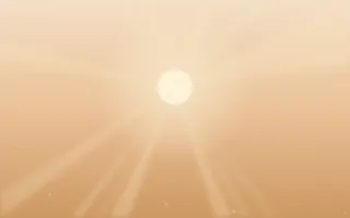 Sacred Dawn — light beige and orange aura background