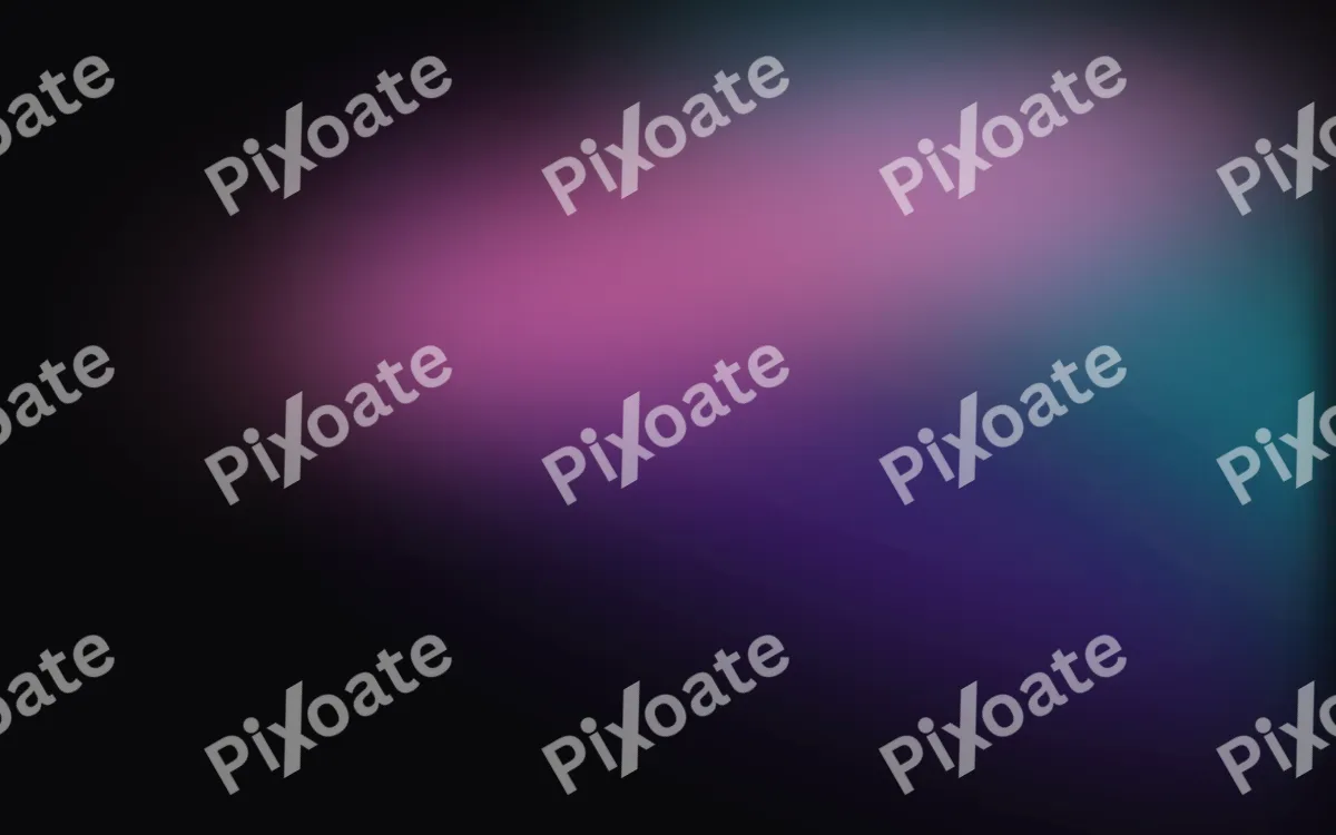 Cyber Lights II — dark black, purple and teal aurora background