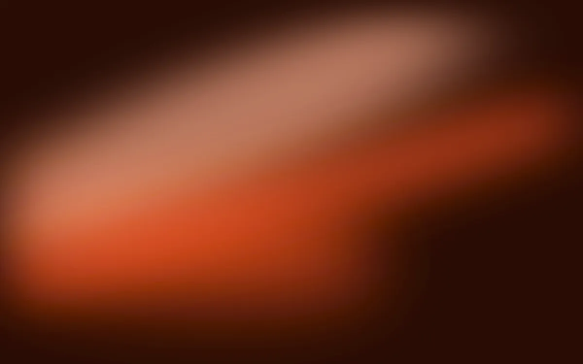 Flame Ribbons — dark black and orange aurora background