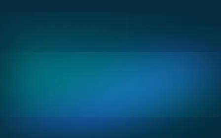 Ocean Lights I — dark blue and teal aurora background