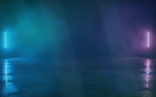 Aurora Rim Light — dark blue and teal aurora background
