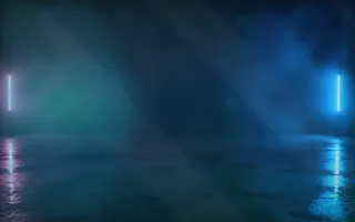 Aurora Side Light — dark blue and teal aurora background