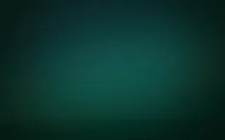 Polar Emerald Lights — dark black, green and teal aurora background