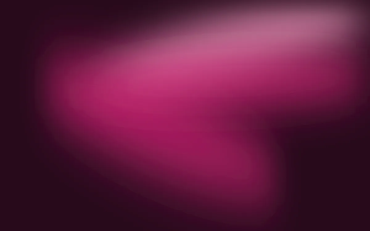 Punch Pink Ribbons — dark black and pink aurora background