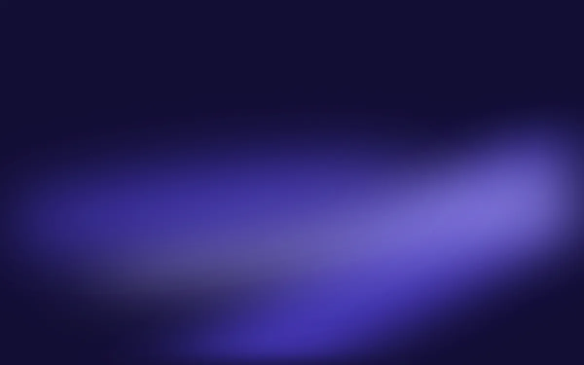 Ultra Indigo Ribbons — dark blue aurora background