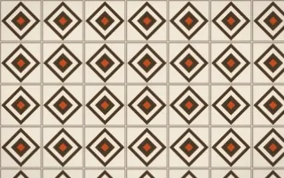 Bamako Earth Diamond Tile — light brown, orange and beige azulejo background