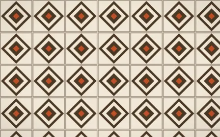 Bamako Earth Diamond Tile — light brown, orange and beige azulejo background