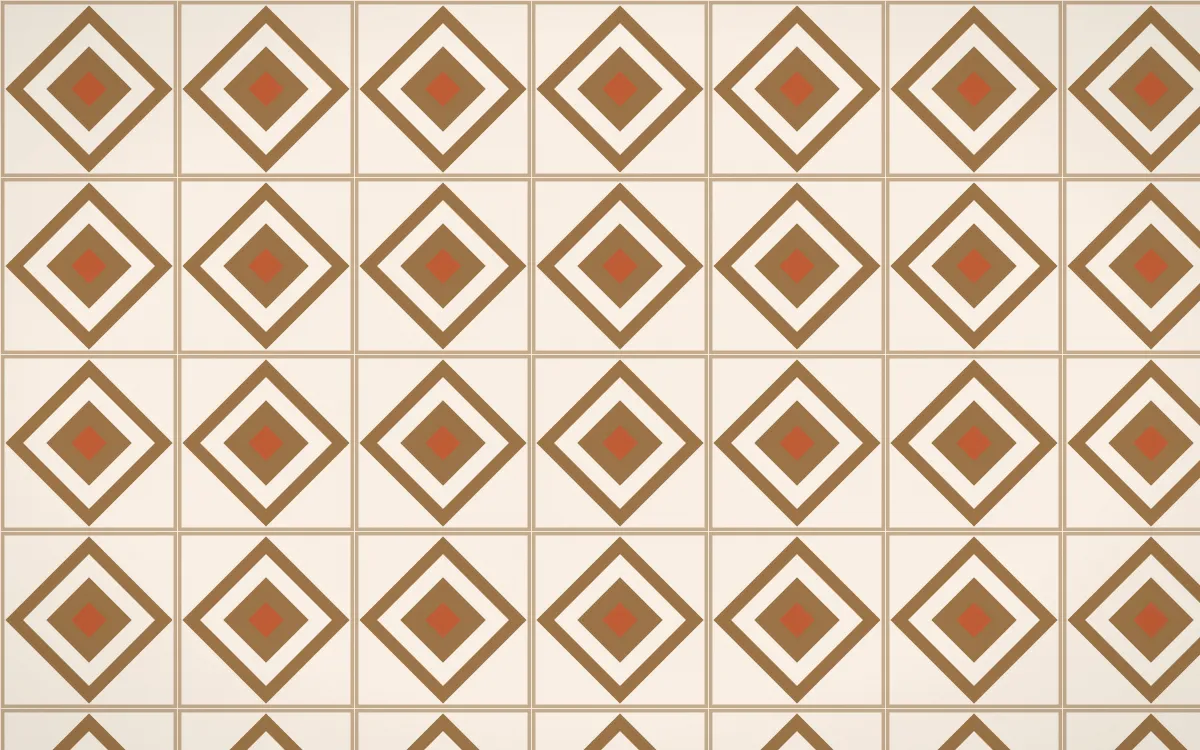 Cappadocia Diamond Tile — light orange and beige azulejo background