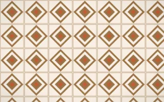 Cappadocia Diamond Tile — light orange and beige azulejo background