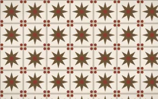 Desert Oud Star Tile — light brown and beige azulejo background
