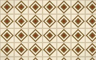 Java Heritage Diamond Tile — light brown and beige azulejo background