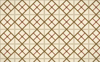 Java Heritage Lattice Tile — light brown and beige azulejo background
