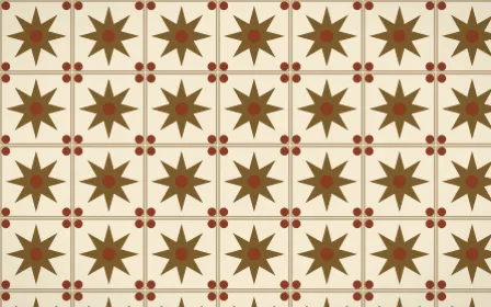 Java Heritage Star Tile — light brown and beige azulejo background