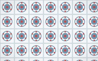 Lapland Snow Medallion Tile — light blue, red and white azulejo background