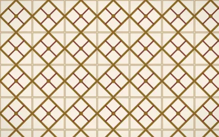 Prague Gold Lattice Tile — light brown and beige azulejo background
