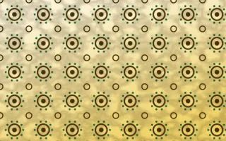 Accra Gold Batik Blooms — colourful brown, green and beige batik background