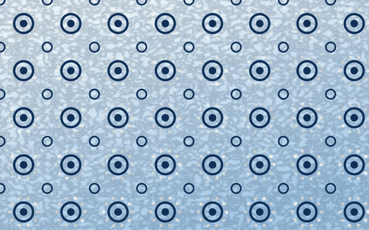 Aegean Noon Batik Blooms — light blue and white batik background