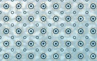 Algarve Sea Batik Blooms — light blue, orange and white batik background