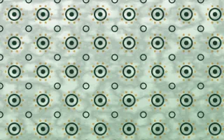 Alhambra Jade Batik Blooms — light green, gold and white batik background