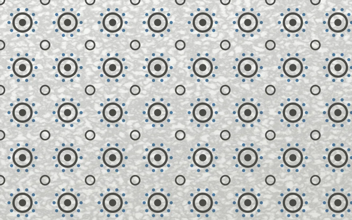 Alpine Chalk Batik Blooms — light grey, blue and white batik background