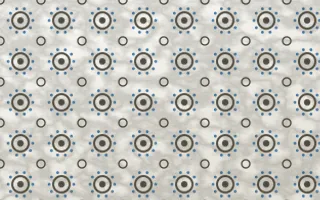 Athens Marble Batik Blooms — light brown, blue and white batik background