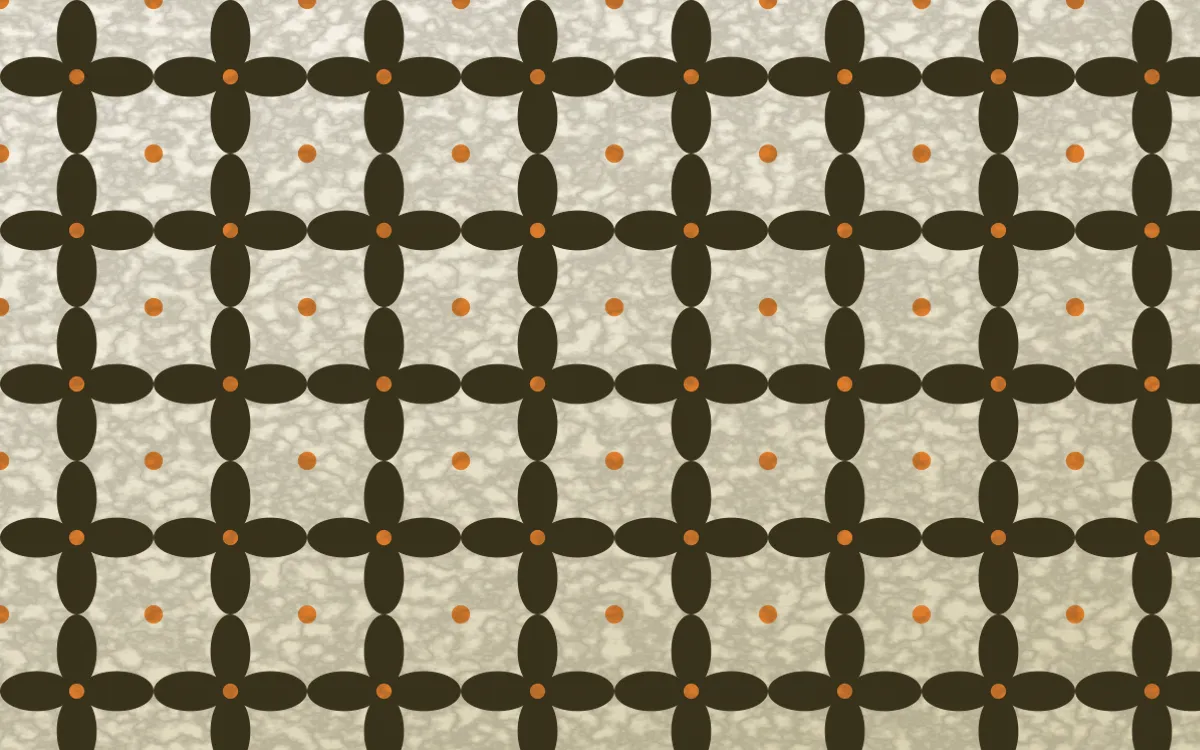 Bali Temple Batik Kawung — light brown, orange and beige batik background