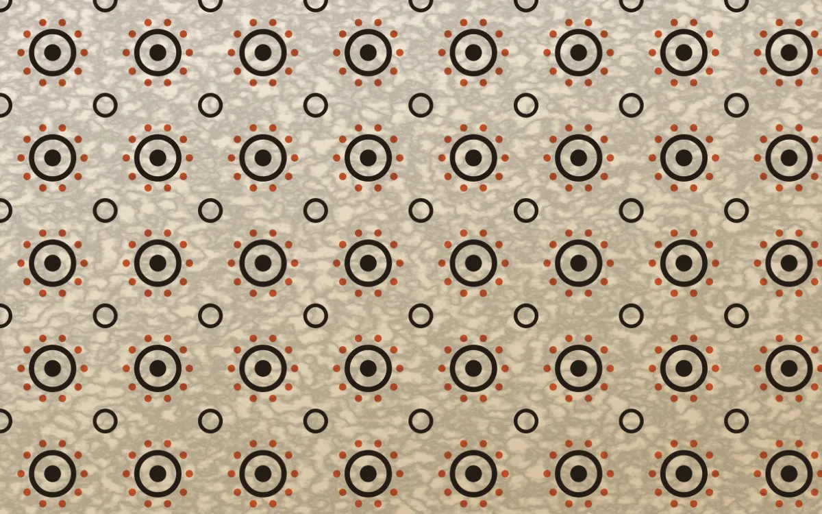 Bamako Earth Batik Blooms — light brown, orange and beige batik background
