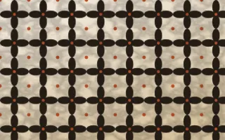 Bamako Earth Batik Kawung — light brown, orange and beige batik background