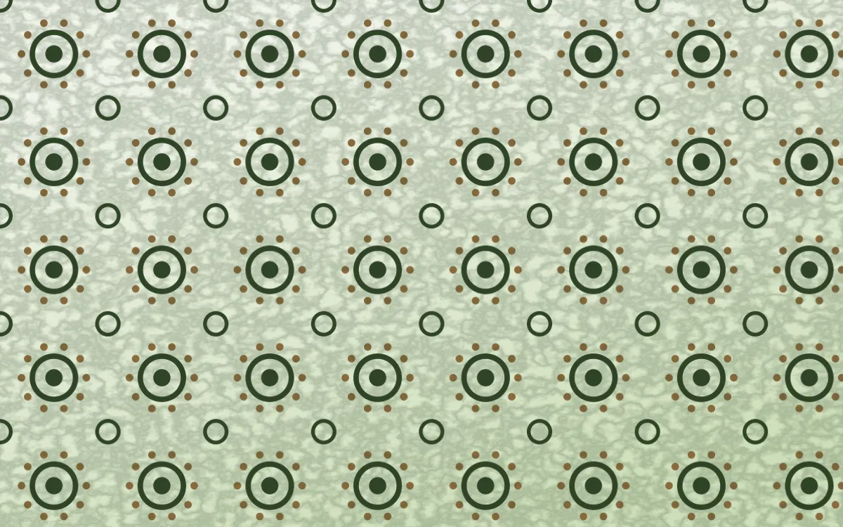Bamboo Mist Batik Blooms — light green, brown and white batik background