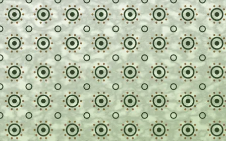 Bamboo Mist Batik Blooms — light green, brown and white batik background