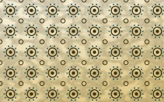 Cairo Gold Batik Blooms — colourful brown, blue and beige batik background