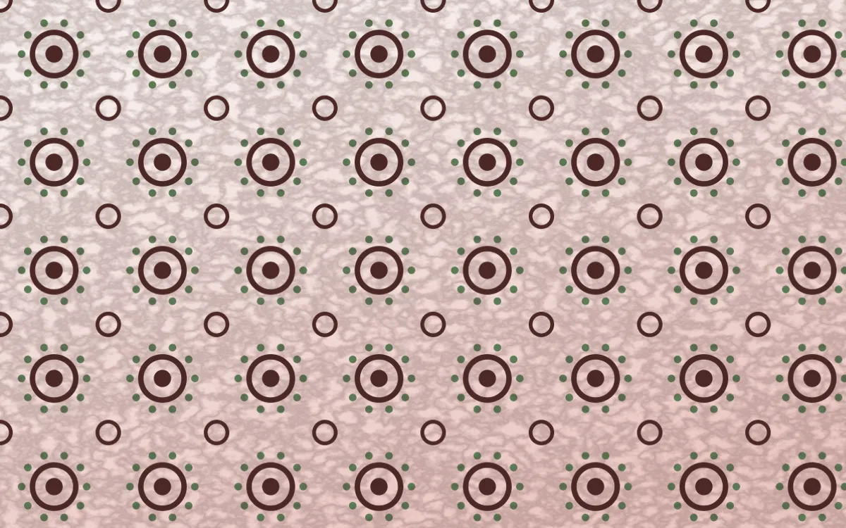 Cape Protea Batik Blooms — light red, green and white batik background