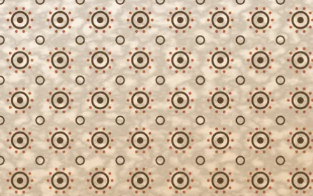 Cappadocia Batik Blooms — light brown, orange and beige batik background