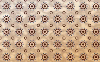 Cusco Weave Batik Blooms — light red, blue and beige batik background