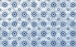 Delft Blue Batik Blooms — light blue and white batik background