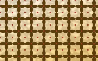 Fes Saffron Batik Kawung — light brown, red and beige batik background