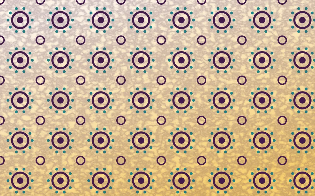 Fiesta Brava Batik Blooms — light purple, teal and white batik background