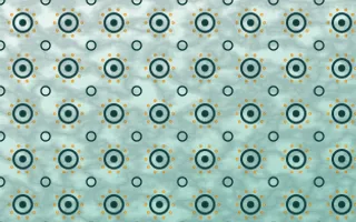 Ha Long Jade Batik Blooms — light teal, gold and white batik background