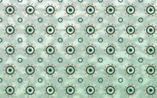 Havana Mint Batik Blooms — light green, orange and white batik background